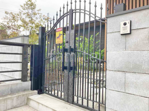 既存門扉移設