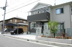 RC門柱 ガラスブロック門柱