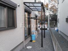 フラットテラス屋根1階 自転車バイク屋根 プライスポートミニ