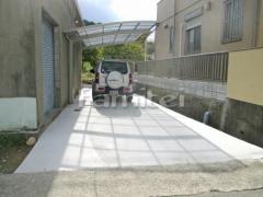ガレージまわり 駐車場屋根 土間コンクリート