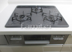 3口コンロ ホーロートップ R1633A0WHVC13A