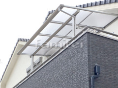 ベランダ屋根 YKKAP ヴェクターテラス屋根(ベクター) 2階用 F型フラット屋根 物干し