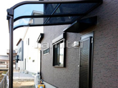 雨除け屋根 YKKヴェクターテラス1階 フル木製調テラス屋根 サザンテラス