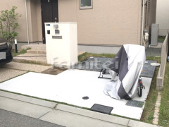 駐車場ガレージ床 リフォーム