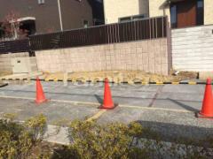 土間コンクリート 土間コンクリート シンプル レンガ塀 ユニソン ソイルレンガ210