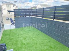 目隠しフェンス塀 F&F マイティウッド ベーシック 化粧ブロック 東洋工業 イースゼロ