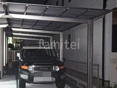 カーポート2台(縦) 連棟 LIXIL ネスカF フラット屋根