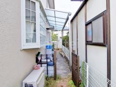 1階テラス屋根 (雨除け) YKKAP ソラリアF フラット屋根 スタンダード 壁付