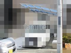 カーポート1台 (単棟) LIXIL ネスカR アール屋根