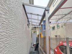 1階テラス屋根 (雨除け) YKKAP ソラリアF フラット屋根 スタンダード 壁付