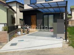 玄関アプローチ床 土間コンクリート 伸縮目地