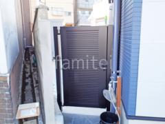 片開き 門扉 LIXIL AB YM1型 横目隠し