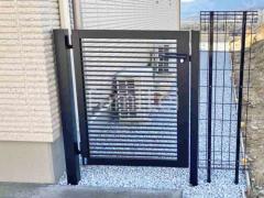 片開き 門扉 LIXIL AB YR2型 細横桟