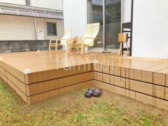 人工木デッキ LIXIL 人工木 樹ら楽ステージ