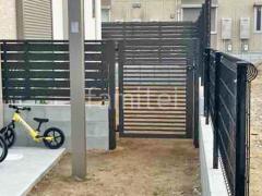 片開き 門扉 LIXIL AB YR3型 太横桟