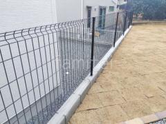 ブロック塀 (化粧ブロック) 太陽エコブロックス 普通CB スチールメッシュ フェンス YKKAP イーネット3F型 スチール柱 境界・メッシュ