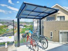 サイクルポート 自転車バイク屋根 LIXIL ネスカR ミニ アール屋根