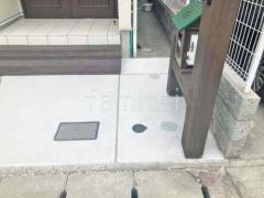 玄関アプローチ 土間コンクリート