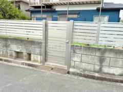片開き 門扉 YKKAP シンプレオYS2型 横スリット